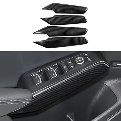 for 2022 2023 2024 2025 Honda Civic 11th Gen Accessories Inner Door Handle Protective Cover Decals ABS Carbon Fiber Stickers - color: Door Armrest Handle Cover