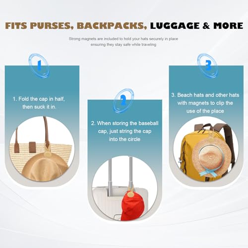 Travel Clip for Bags, Strong Leather Holder with Secure Closure, Lightweight Hook for Purses, Backpacks, Tote Bags, Luggage, Beach Accessories, and Vacation Essentials (1-Pack) Beige ﻿ - color: Beige