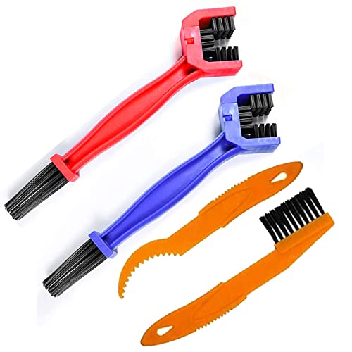 Bike Cleaning Brush Tool Kit - color: 4PCS Bike Cleaning Brush Tool Kit