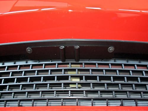 STO N SHO Front License Plate Bracket Compatible with 2015-2023 Dodge Challenger Hellcat/2018 Demon/2019-2023 Wide Body Scat Pack - size: 15-23 Hellcat/Demon/WB Scat Pack