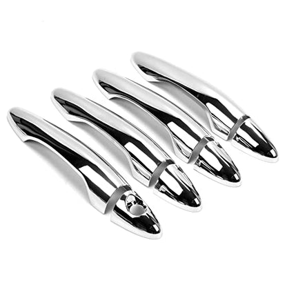 Dreamseek Door Handle Cover for KIA Optima K5 2011 2012 2013 2014 2015 Exterior Triple Chrome Plated Molding Trim Decoration Protector w/o Smart Keyhole