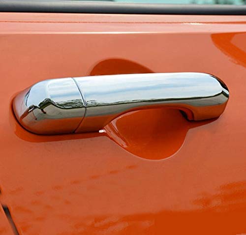 Chrome 4 Door Handle Cover Covers Compatible with 2015-2020 RENEGADE w/Smart Keyhole