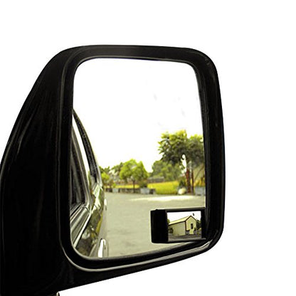 Hypersonic Blind Spot Mirror Convex Wide Angle Rear View Car Outside Universal Fit Stick Mirrors