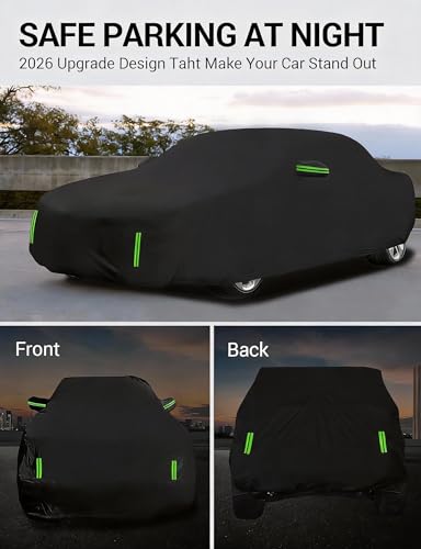 Proadsy Car Cover Custom Fit for Toyota 4Runner 2002-2025 2026, All Weather Waterproof Windproof Cover Sun Rain UV Snow Dust Protection Outdoor Full Exterior Cover - size: Toyota 4Runner