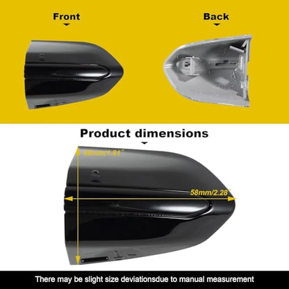 Car Exterior Door Handle Key Hole Trim Cover CapCompatible With Ford Fusion 2013 2014 2015 2016 2017 2018 2019 2020 DS7Z 54218A15-DC Door Handle Accessories Lock Cap Blue Without Electroplating