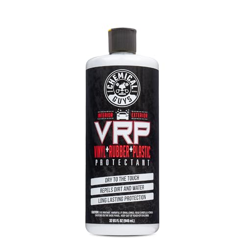 Chemical Guys VRP Vinyl, Rubber, and Plastic Dressing - Tire Dressing, Non-Greasy, Dry-to-the-Touch Shine for Tires, Trim, and More, Safe for Cars, Trucks, SUVs, RVs & More - 32 oz - size: 32 Fl Oz (Pack of 1)