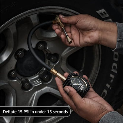 JACO RapidFlow Tire Deflator with Gauge (0-60 PSI) | Rapid 4x4 Off Road Air Down Kit