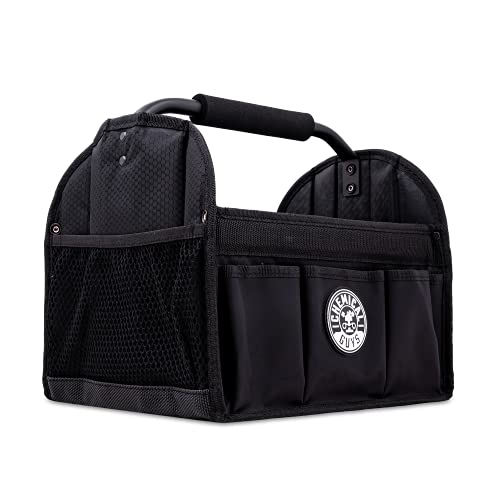 Chemical Guys Quick Load Collapsible Detailing Car Caddy Organizer & Storage – Portable Wash and Garage Organizer for Supplies, Tools and Accessories – Durable Black Design for Cars, Trucks & Home