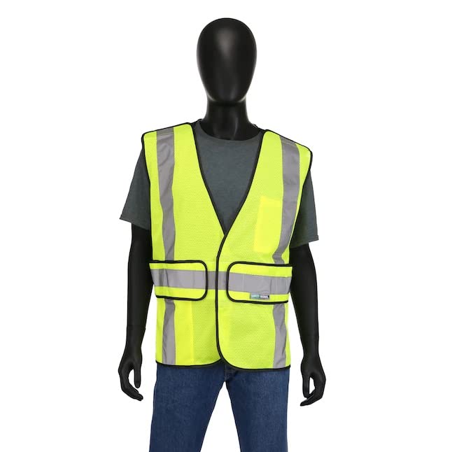 Safety Works High Visibility ANSI Class II Type R Breakaway Safety Vest