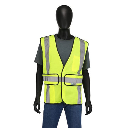 Safety Works High Visibility ANSI Class II Type R Breakaway Safety Vest