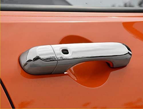Chrome 4 Door Handle Cover Covers Compatible with 2015-2020 RENEGADE w/Smart Keyhole