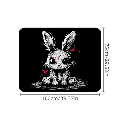 Universal Car Trunk Mat 29" x 39", Easter Rabbit Print All Weather Trunk Protection Cargo Liner, Durable Cargo Mat Rear Trunk Liner, Stylish Vehicle Interior Accessories Suitable for Most Car Models - color: Easter Rabbit