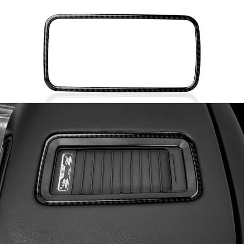 Car Armrest Box Decoration Frame Sticker Carbon Fiber Decal Cover Interior Trim for Chevrolet Silverado/GMC Sierra 1500 2500HD 3500HD 2014-2018 Accessories （B） - color: Armrest Box Decoration Frame B