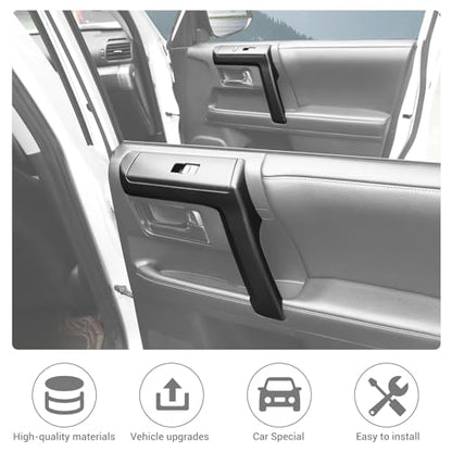 JeCar 8pcs Matte Black Interior Door Handle Covers Trim Kit for Toyota 4Runner 2010-2023 - color: Matte Black