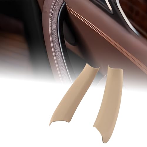 2PCS Driver and Passenger Side Beige Pull Handle Covers Compatible for X3 F25 2010-2016 X4 F26 2014-2017 Left and Right Door Handle Interior - color: Beige, size: 2PCS Left & Right Pull Handle