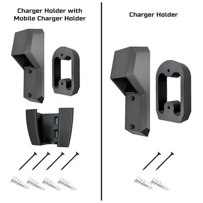 Chargeifier Tesla Charging Cable Organizer with Latch use w/Model S Model 3 Model X Model Y w/Mobile Connector Bracket-Automotive Accessories (Charger and Mobile Connector Holder)
