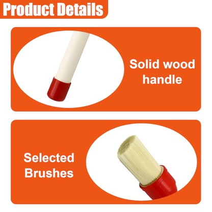2PCS Car Curved Tire Mounting Paste Lube Brush, 45 Degree Angle Head Auto Wheel Applicator Brush with 11" Plastic Handle, Rim Deep Cleaning Tool for Easy Lubricant Application(Red) - color: Red