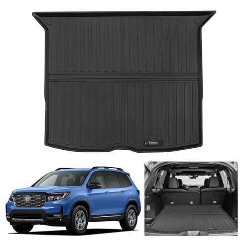 Vanseno Compatible for 2019-2025 2026 Honda Passport Cargo Mat Cargo Liner All Weather TPE Protection Trunk Mat for 2019 2020 2021 2022 2023 2024 2025 2026 Honda Passport Accessories - color: Fit 2019-2026 Honda Passport
