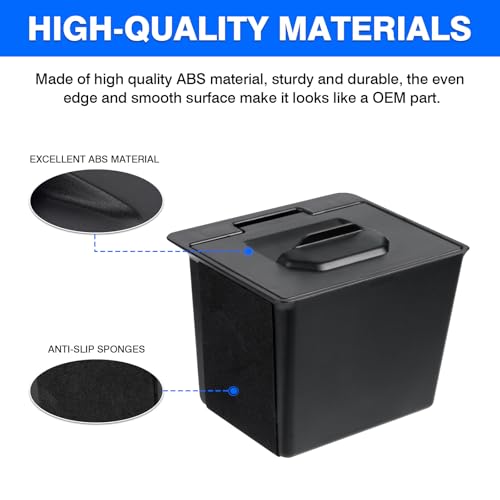Autorder Coin Holder for Toyota Tacoma 2016-2023 Accessories - Armrest Insert Center Console Organizer with Coin Slot - ABS Plastic Secondary Storage Box - size: 2016-2023 Toyota TAcoma