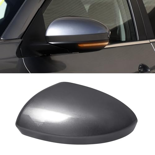 Moonlinks Compatible with Nissan Sentra 2020 2021 2022 2023 2024 Side Mirror Cover Replacement, Gray Left Driver Side Clip-on Mirror Cap for Sentra S/SR/SV/Sense/Advance/Exclusive - color: Left Gray
