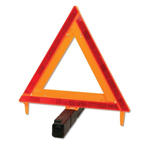 Performance Tool W1499 DOT Approved Warning Triangle for Roadside Emergencies - Lightweight and Stable at 29 Pounds - 17.5-Inch x 17.2-Inch