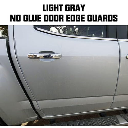 Winunite 32.8ft(10m) Car Door Edge Guards Light Gray– Fits Most Vehicles, No Glue, U-Shaped, Built-in Metal Clips, Scratch and Chip Resistant – Reduces Dings in Parking Lots - color: gray, size: 32-4/5Ft