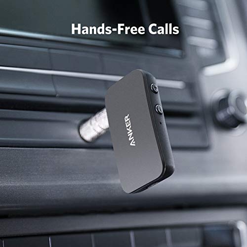 Anker Soundsync Bluetooth Receiver for Music Streaming with Bluetooth 5.0, Dual Device Connection, Handsfree Calls, 12-Hour Battery Life, for Car & Home Stereo - Signal Reception Only - size: Small