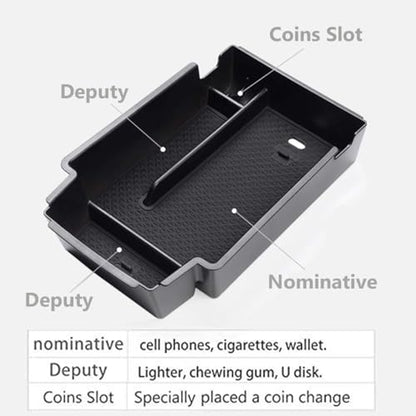 TTCR-II for Chevy Blazer Center Console Organizer 2019-2024 2025, for 2019-2024 2025 Chevy Blazer Console Organizer Tray Secondary Storage Box - size: For Blazer