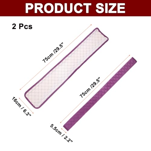 HARFINGTON 2pcs Shoulder Strap Cushions 29.5 Inch Car Seat Belt Pads Cover Auto Seatbelt Strap Shoulder Pad Automotive Seat Belt Cushion Pad for Auto SUV Truck, Purple - color: Purple, size: 29.5 Inch