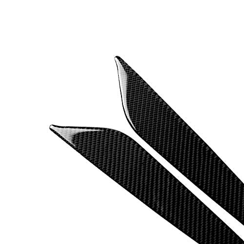 NVCNX Real Carbon Fiber Compatible with Audi B9 A4 S4 2017-2025 / A5 S5 RS5 2018-2025 2019 2020 2021 2022 2023 2024 Car Center Console Sides Panel Trim Cover Sticker Decal Interior Accessories 2PCs - color: Center Console Sides Panel Trim