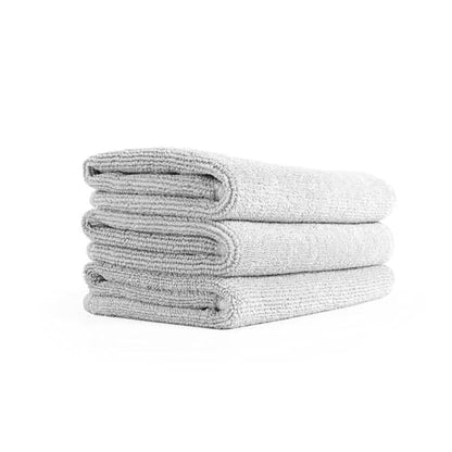 The Rag Company - Premium FTW Microfiber Cleaning Towels for Glass, Windows, Mirrors, Polished Surfaces - Streak-Free, Scratchless, 16" x16”, Ice Grey, 3-Pack - color: Ice Grey