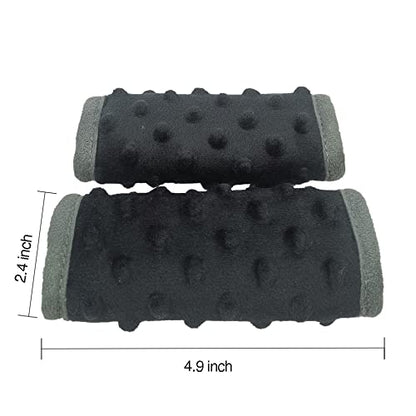DODO NICI car seat Strap Cover for Baby, seat Belt Cover Cushion, Belt Pads fit Baby Carrier/Pushchair/Stroller, Cozy Peace Dotted Minky, Solid Black - color: Solid black