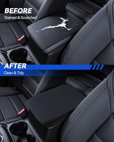Armrest Cover for Mazda CX-5 2018-2023 2024 2025 Accessories Center Console Middle Lid Pad Protector for Car Elbow Rest - size: for 2017-2025 Mazda CX-5