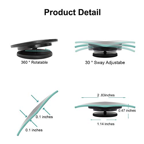 Blind Spot Mirror, 2 inch Rearview Convex Side Mirrors for Cars SUV Truck Van Stick on 3M Adhesive, Rear View HD Glass Frameless Sway Rotate adjustable Wide Angle 2PCS (Rhombus) - style: Rhombus