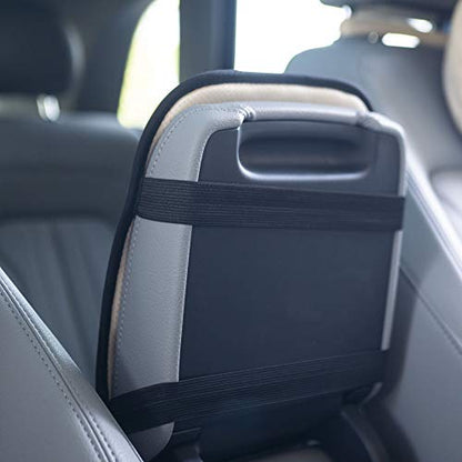 FH Group Faux Leather Diamond Pattern Center Console Armrest Cushion, Luxury Seat Box Cover Protector fits Most Cars, SUVs, and Trucks Black - color: Black, style: Console Cover (Diamond)