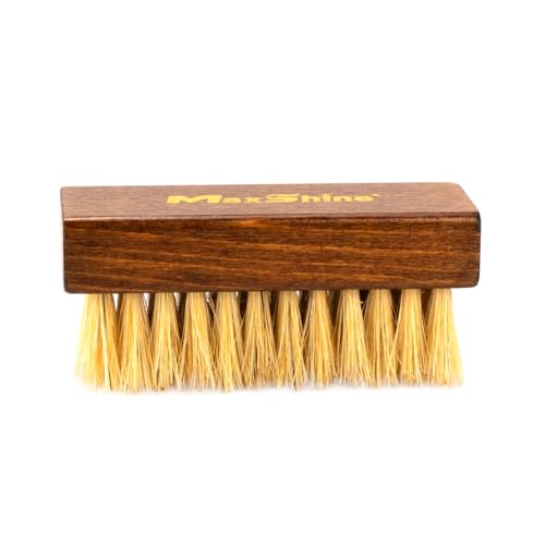 Maxshine Universal Professional Interior Detailing Brush – Ultra-Soft Synthetic Bristles for Leather, Carpet, Alcantara, Vinyl & Fabric – Gently Removes Dust, Dirt & Debris