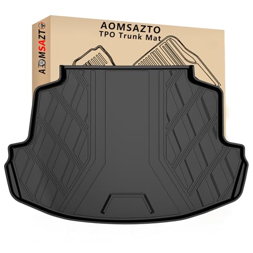 AOMSAZTO Cargo Liner Compatible with 2014-2019 Toyota Corolla Sedan | Custom Fit Trunk Mat Behind 2nd Row | All Weather Protection Cargo Mat Compatible with 2014-2019 Corolla Sedan Models - style: 2014-2019 | For Toyota Corolla Cargo Mat