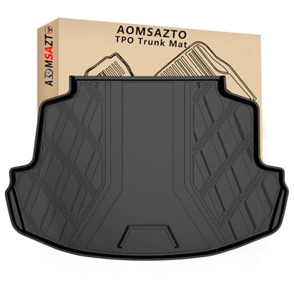 AOMSAZTO Cargo Liner Compatible with 2014-2019 Toyota Corolla Sedan | Custom Fit Trunk Mat Behind 2nd Row | All Weather Protection Cargo Mat Compatible with 2014-2019 Corolla Sedan Models - style: 2014-2019 | For Toyota Corolla Cargo Mat