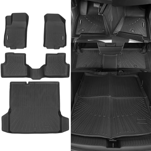 Naibeve Floor Mats for 2012-2020 Chevrolet Sonic (Not Fit Hatchback) - All Weather Custom Fit for Chevy Sonic Floor Mats Liner & Trunk Mat Waterproof Interior Accessories - size: 5)Sonic|2012-2020
