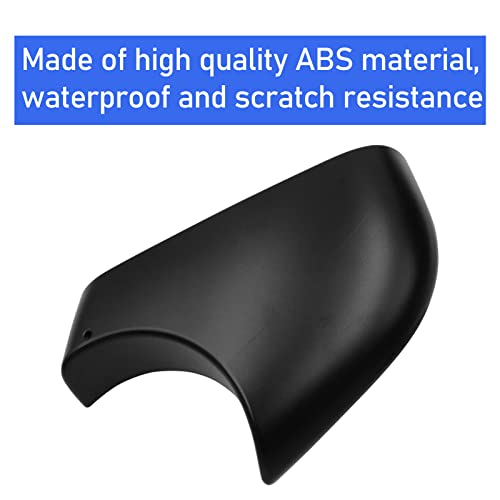 Jaronx Compatible with Tesla Model Y Mirror Bottom Cover 2018-2025, Right Passenger Side Rearview Mirror Lower Base Trim Base Cover Replacement for Tesla Model Y Accessories (Right) - size: Right Side Black, style: Model Y