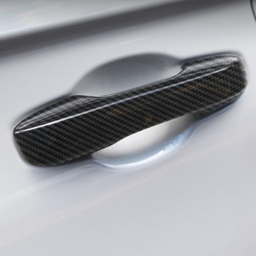 Car Accessories Exterior Door Handle Cover Trim Without Smart Holes Compatible with Honda CR-V CRV 2023 2024 2025 2026 (Carbon Fiber Style) 4PCS ABS - color: Carbon Fiber Style
