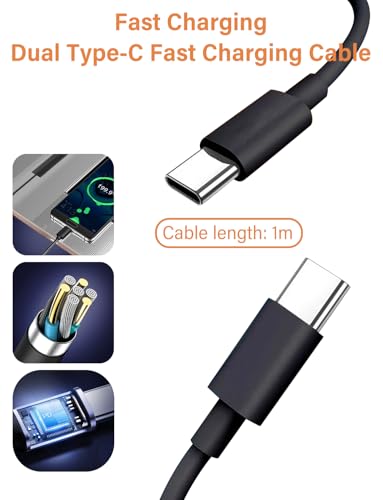 [2-Pack] Car Lighter USB Adapter, 52.5W Dual Port USB Car Charger for iPhone 17 16 Pro Max Samsung S26 S25, 30W PD Fast Charging Car Charger Adapter (Cable Included)