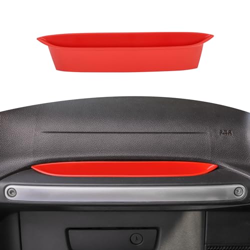 RT-TCZ for Wrangler JK Grab Tray Passenger Handle Storage Box Insert Organizer for Jeep Wrangler JK JKU 2011-2017 Red - color: red, size: Large