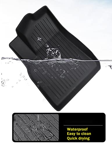 CRV Floor Mats Compatible with 2023-2026 Honda CR-V (Include Hybrid)，All Weather Protection Waterproof Durable Anti-Slip Odorless Custom-fit TPE Floor Liner Front and Rear Row Set - size: 4）For Honda CRV（2023-2026 ）Floor Mats