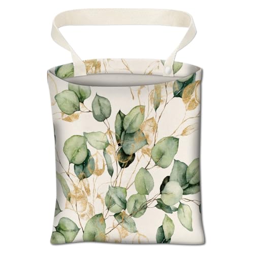 Car Trash Can, Cute Car Trash Bag, Hanging Car Organizer and Storage Bag, Trash Bin for Car Accessories, Vehicle, Travelling, Camping Watercolor Golden Leaf - color: Watercolor Golden Leaf