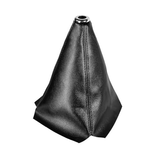 Car Shift Knob Dust Cover, Gear Shift Knob Cover for Protection, Leather Manual/Automatic Shifter Shift Boots Cover, Decorate Car Interior, Universal Car Accessories (Black PU) - color: Black PU