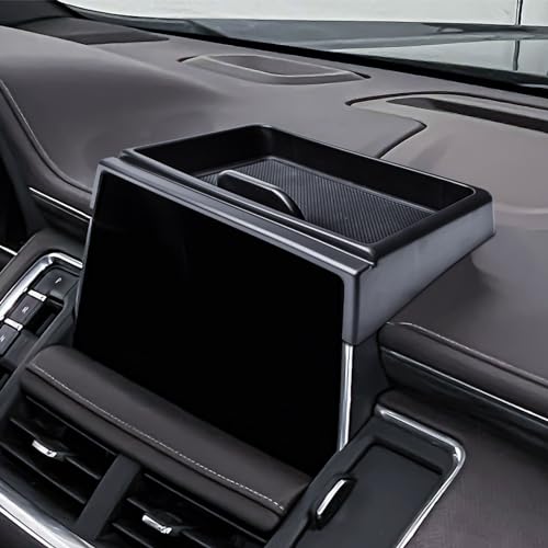 EDBETOS Dash Console Tray Compatible with 2021-2023 2024 Chevy Tahoe Suburban/GMC Yukon Accessories Dashboard Organizer Insert Center Console Box Sunglasses Holder (Not for Denali/Denali Ultimate)
