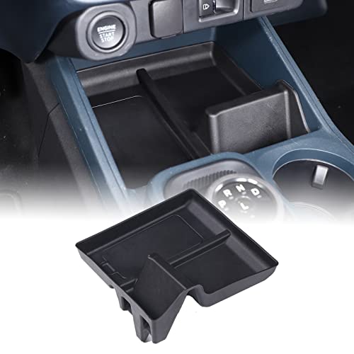 Aunginsy Car Center Console Shifter Storage Tray Compatible with Ford Maverick 2022-2026, Not Fit 2025+ Model with Wireless Charge, Gear Shift Groove Shock Pad Organizer Storage Box Insert Accessories - color: Black
