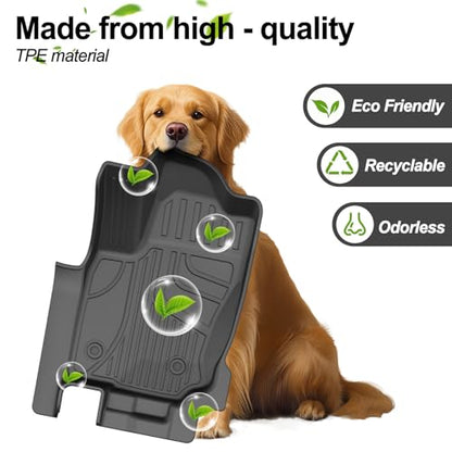 AOMSAZTO Floor Mats Compatible with 2025 2026 Toyota 4Runner (Not fit Hybrid), All Weather TPE Custom Fit Cargo Mat Floor Liner Set - Only 5 Seat (Floor Mats+Cargo Liner) - style: 2025 toyota 4runner floor mats and cargo mat