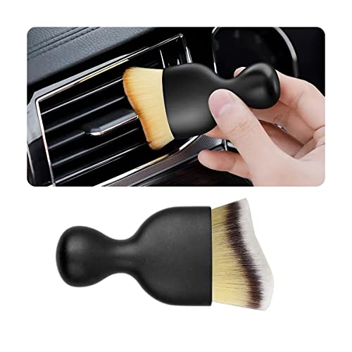 Blilo Car Interior Detailing Brush, Auto Soft Hair Cleaning Brushes, Curved Dirt Dust Collectors, Removal Tool for Dashboard Air Conditioner Vents Leather, Scratch Free (3 Colors/1PCS) - color: 3 Colors, size: 1PCS